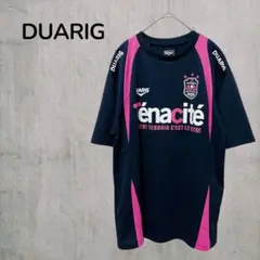【デュアリグ】レディースフットサルTシャツ ネイビー　M ロゴ　スポーツ　ウェア