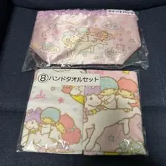 ラスト1点 キキララ ハンドタオルセットとトートバッグ セット