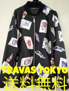 トラバストーキョー　フリルスタンド　クマ　総柄　ジャケット　ジャージ　トラック TRAVAS TOKYO（トラバス トウキョウ）の「『TRAVAS TOKYO