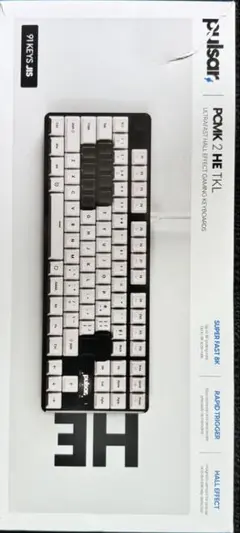 Pulsar PCMK2 HE TKL JIS White ゲーミングキーボード