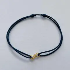 K18 ダイヤモンド インフィニティホープコードブレスレット