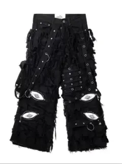【UNIZ】BLACK MONSTER PANTS