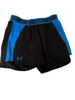 UNDER ARMOUR ショートパンツ 黒/青