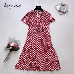 未使用級✨現行 kayme ケイミー レッドトリコロール マリリンワンピース 7