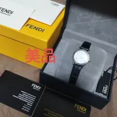 FENDI 　フェンディ★クラシコ　25000L SS革　白文字盤