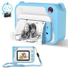 インスタントプリントカメラ 子供用 12MP インスタントキッズカメラ