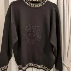 ベルサーチセーター VERSACE ロゴ刺繍