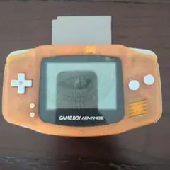 ゲームボーイアドバンス オレンジ色 ポケモンソフト付き