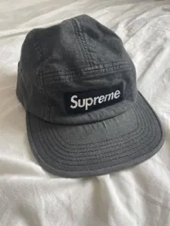Supreme グレー キャップ