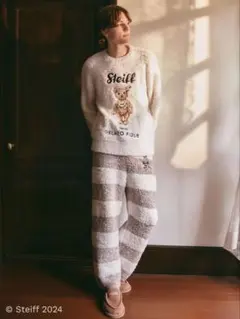 【Steiff】【HOMME】ジェラートJamesジャガードプルオーバーMサイズ