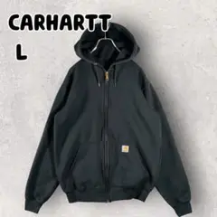 CARHARTT カーハート フルジップパーカー フーディ ブラック L相当78