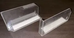 【中古品】陳列仕切板　商品仕切り板　マグネット仕切り板　L型仕切り板　店舗用品