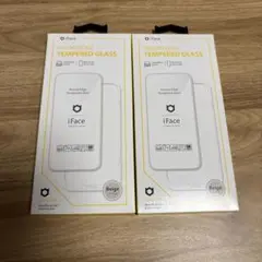 アイフェイス iPhone 15 Pro Max ガラスフィルム ベージュ 2個
