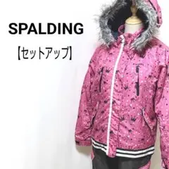SPALDING　ファー·サスペンダー取り外し可　スキー　スノボウェア
