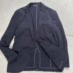 M　グリーンレーベルリラクシング　サマージャケット　アンコン　ネイビー　メンズ