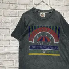 USA製90sヴィンテージTシャツ！シングルステッチ　グレー半袖古着　L26