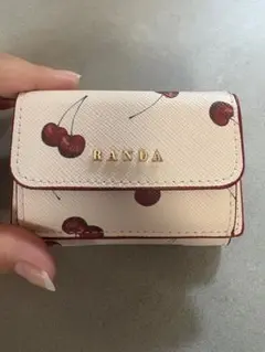 RANDA チェリー 三つ折り財布 財布