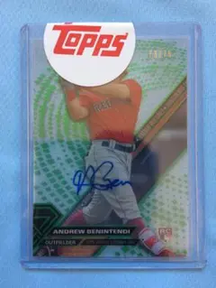 Andrew Benintendi ルーキー直書き直筆サインカード　35枚限定！ 山本祐大 ルーキー 直書き 直筆サインカード 45枚限定 2018