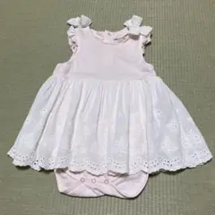 petit main ワンピース　ロンパース 80
