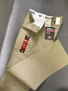 874 Original Style ベージュスラックス