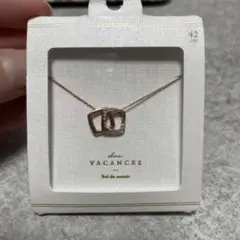 ニッケルフリー　プチペンダント　ピンクゴールド　ネックレス