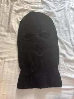 黒ニット帽　バラクラバ　目出し帽