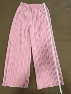 値下げ❣️ワイドパンツ プリーツパンツ ピンク