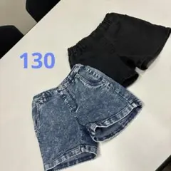 UNIQLO キッズ 半ズボン 黒・デニム