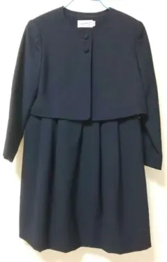 美品　ミキハウスコレクション　ネイビー フォーマルドレス ジャケットアンサンブル 美品 ミキハウスコレクション ネイビー フォーマルドレス
