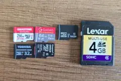 microSDなどのセット
