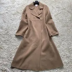 LOEWE カシミヤ100% ダブルフェイス ロングコート キャメル サイズ38
