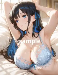 AIイラスト 美女 A4ポスター H26