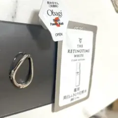 4°C SILVER イヤリング　ウェーブ　リバーシブル