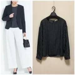 大きいサイズ自由区 EMMECI VISCOSEブラウス(23区ICBクミキョク
