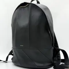 【最安値】ポールスミス リュック パッチワーク ビジネス レザー A4 ブラック