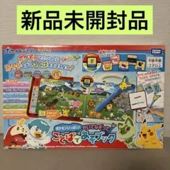 新品 ポケモンいっぱい！かいてなぞって ことばであそブック