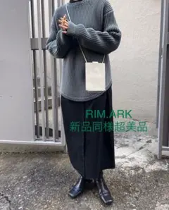 中古美品♡ リムアーク RIM.ARK レザーミニショルダーバッグ ホワイト