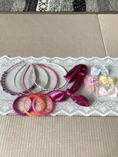 子供用カチューシャ他おしゃれセット
