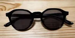 ブラックラウンドサングラス