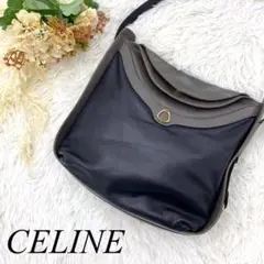 CELINE セリーヌ ショルダーバッグ バイカラー ゴールド金具