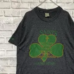USA製90sヴィンテージTシャツ！シングルステッチ　グレー半袖古着　M73