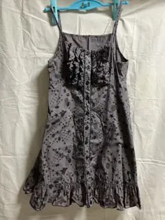 PEACE NOW 胸元フリルキャミソールワンピース