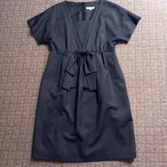 【美品】BARNEYS NEWYORK ワンピース シルク カシミヤ入り 日本製