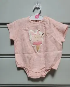 アイスクリームプリントロンパース 70cm