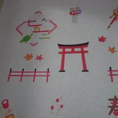 使用済み 七五三ウォールステッカー