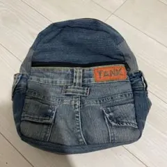 TANK デニムリュック　キッズ　ビンテージ風