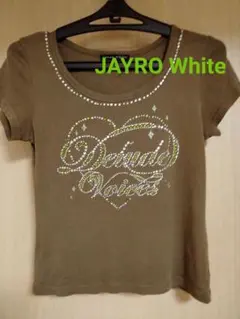 JAYRO white オリーブグリーン Tシャツ 平成ギャル Y2K 00s