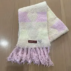 hushush フリンジ付きマフラー