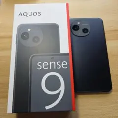 AQUOS sense 9 ブラック　jcom版　SHG145KV