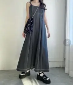 Heather コットンキャミワンピースhe070006